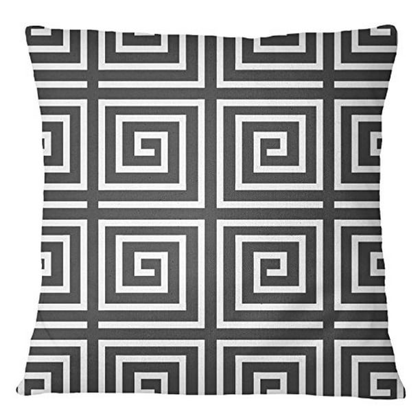 S 4 Sassy Geometric Pillow Cover Decorative Throw Pillows Indian Gray Cushion Case